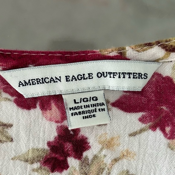 AEO floral print romper size L - Picture 2 of 7